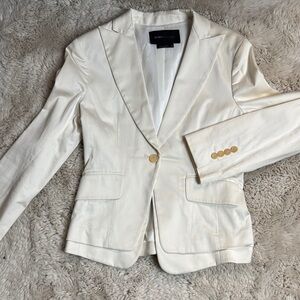 BCBG Women's Cream Blazer